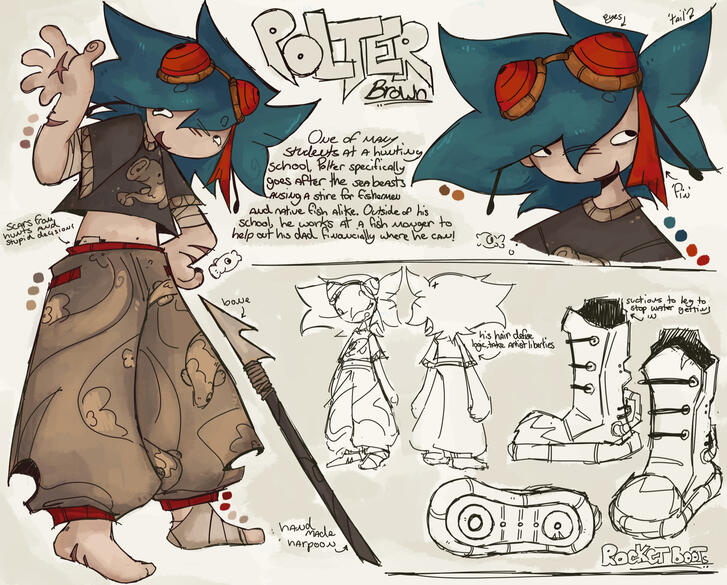 Detailed ref sheet - Polter